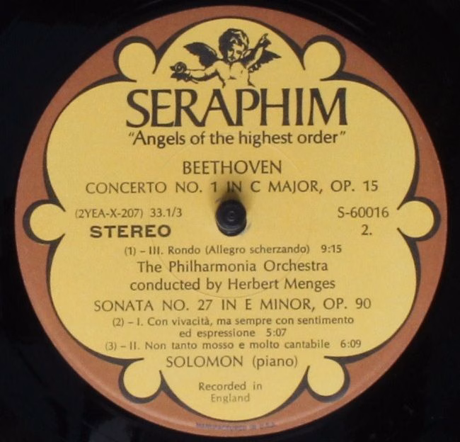 Seraphim S-60016 - Ludwig van Beethoven, Solomon (6), Philharmon - Image 4