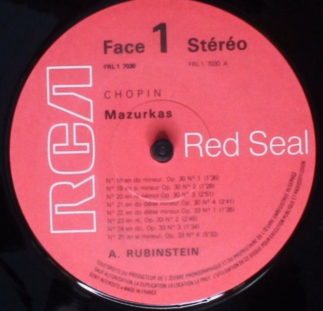 RCA Red Seal FRL1 7030 - Frédéric Chopin, Arthur Rubinstein - Le - Image 5