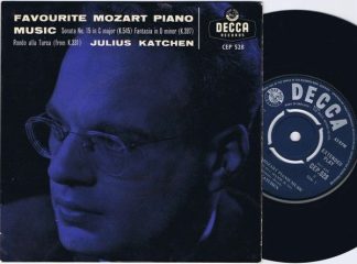 DECCA CEP 528 - Julius Katchen - Favourite Mozart Piano Music