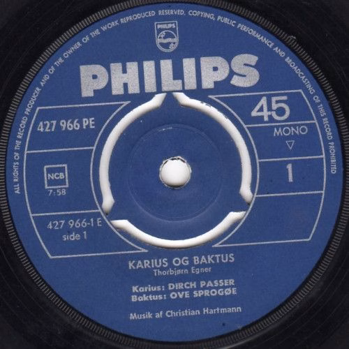 Philips 427 966 PE - Ove Sprogøe, Dirch Passer - Thorbjørn Egner - Image 3